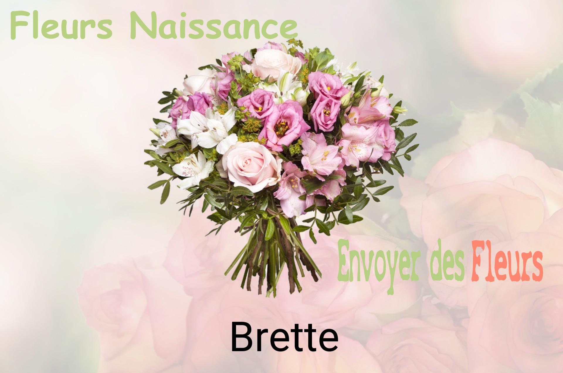 Bouquet de fleurs de naissance livré à Brette